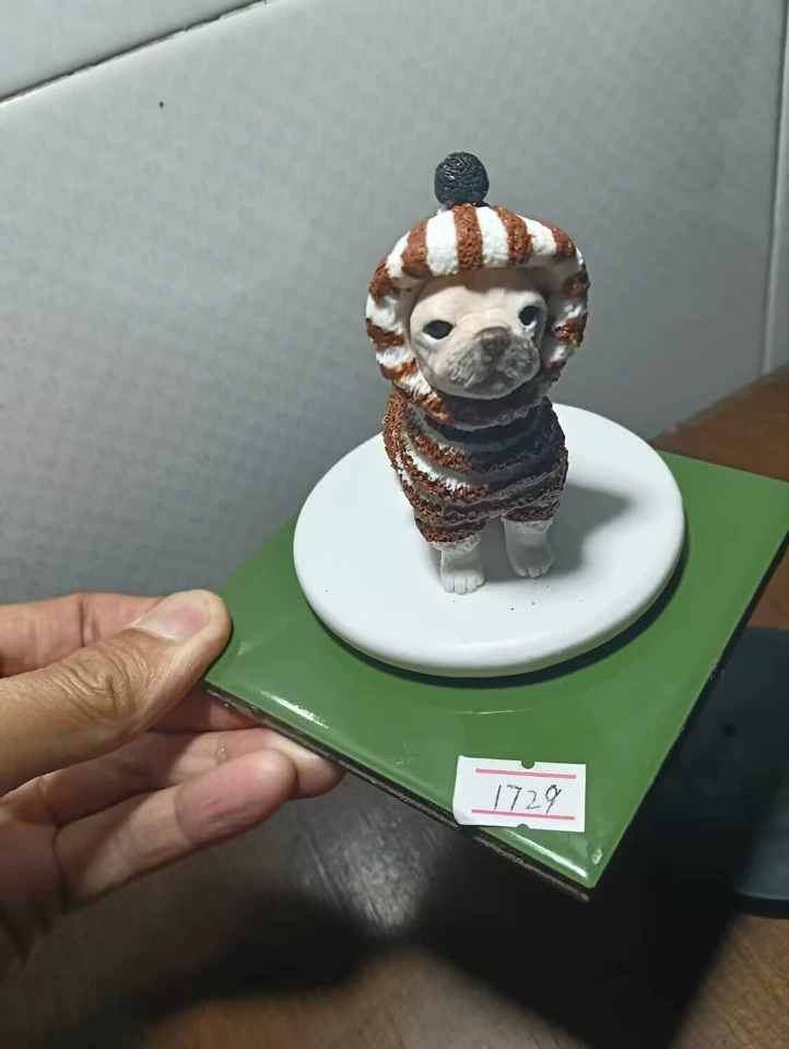 Shiba Inu Art Toy Style - Before & After — custom pet doll photo